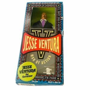 New WWE Jesse Ventura Man of Action 12" Action Figure Governor MN Navy Seal